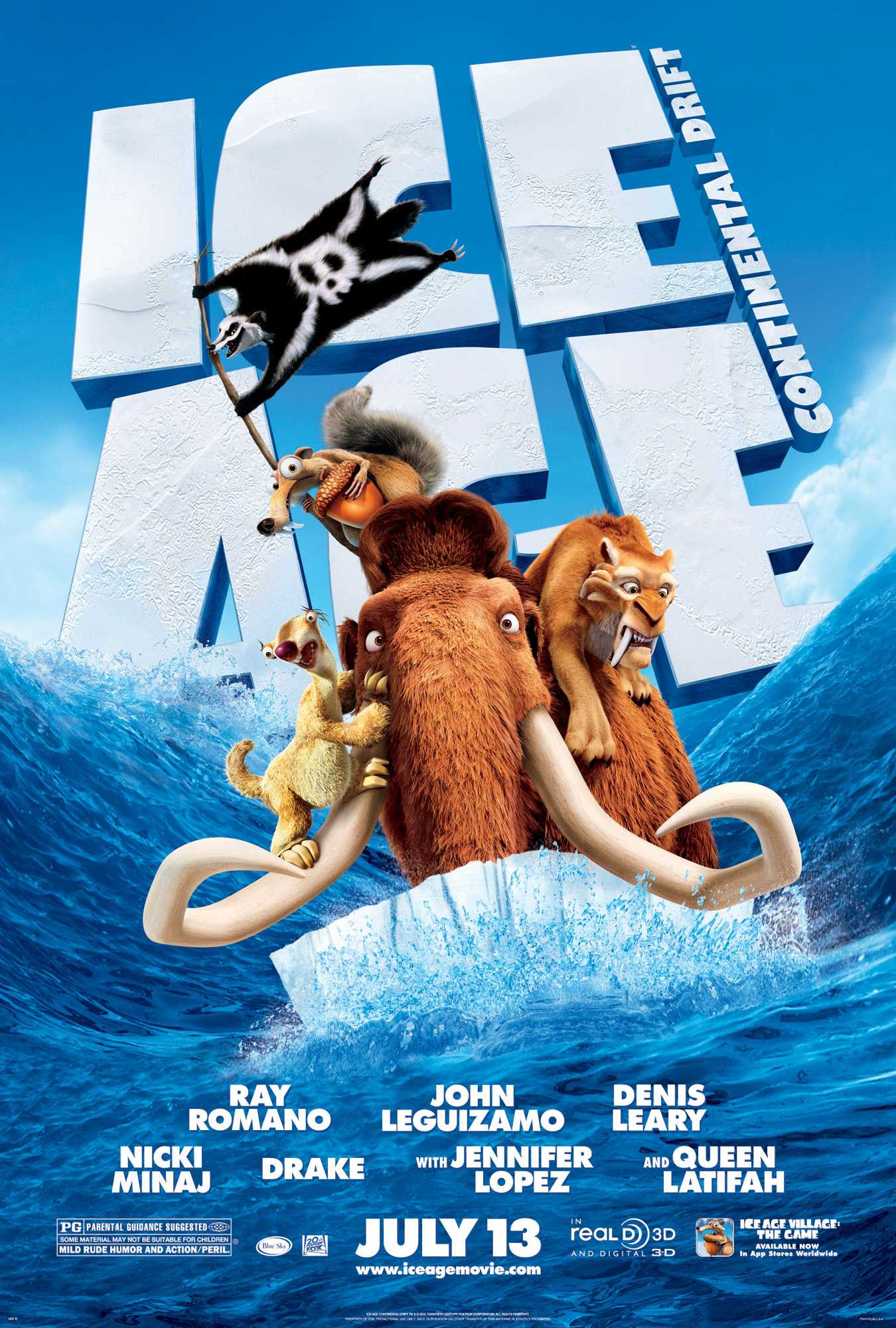 فيلم Ice Age: Continental Drift 2012 مترجم